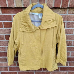 JH Collectibles Gold Jacket Women's Size XL Pockets